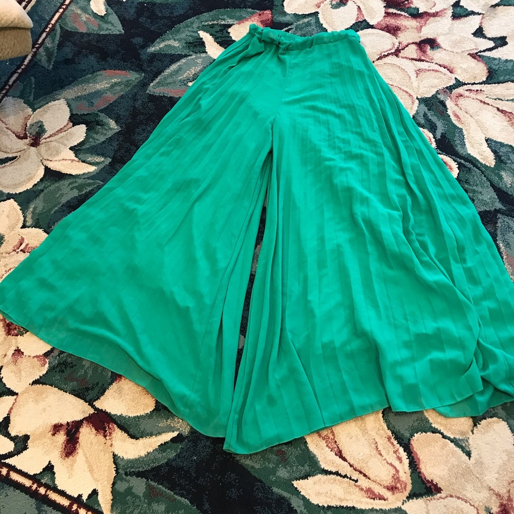 Emerald summer pants